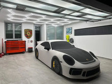 Load image into Gallery viewer, bespoke car cover that has been printed replicating the exact look of the car 
