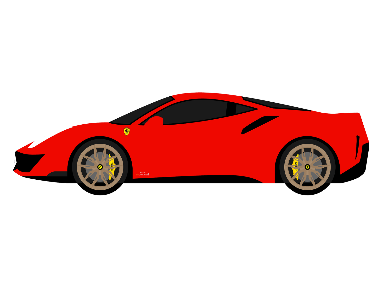 FERRARI488PistaSide Ferrari 488 Pista - Image 1